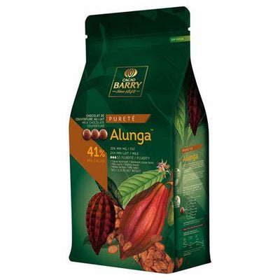 BARRY CALLEBAUT CACAO BARRY ALUNGA Ciocolata cu lapte, cacao 41% 1 KG