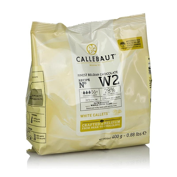 BARRY CALLEBAUT CIOCOLATA ALBA - Dropsuri cacao 28%, 1 kg