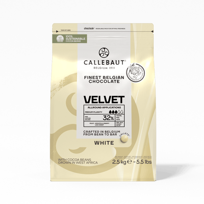 BARRY CALLEBAUT CIOCOLATA ALBA VELVET - Dropsuri cacao 32%, 2.5kg