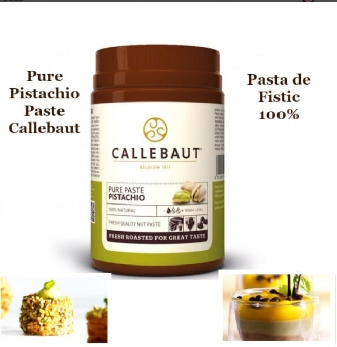 BARRY CALLEBAUT PASTA DE FISTIC, fistic 100%, 1kg