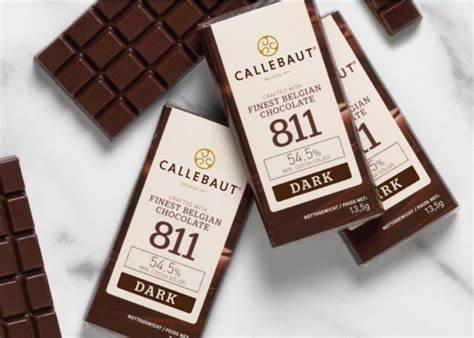 BARRY CALLEBAUT Tablete ciocolata neagra Napolitans 13.5g, 75 buc/set