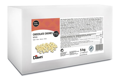 Bucati de ciocolata alba, Dawn Foods, 5 KG