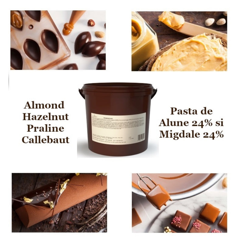 PASTA DE ALUNE 24% SI MIGDALE 24%, BARRY CALLEBAUT 5 KG